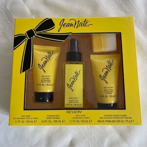 Jean Nate by Revlon Gift Set - Body Wash/Fragrance Mist/Lotion/Shower Steamer